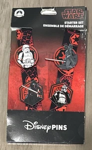 Juego de 4 pines de intercambio de prendedores del Imperio Galáctico de Star Wars de los parques de Disney - Imagen 1 de 9