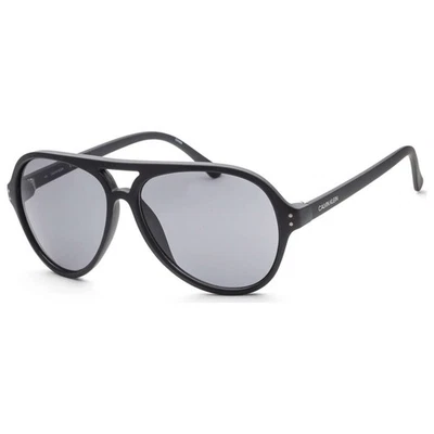 Gafas de sol de aviador Calvin Klein CK19532S 001 para hombre - negro mate Foto 1 de 3