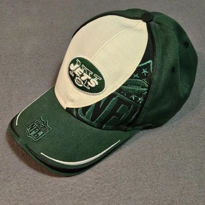 New York Jets NFL Headwear Adjustable Baseball Cap Green/White Embroidered Logo - Picture 1 of 12