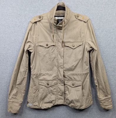 Oakley Jacket Womens M Green Drawstring Waist Multiple Pockets Full Zip Ladies - image 1 of 4