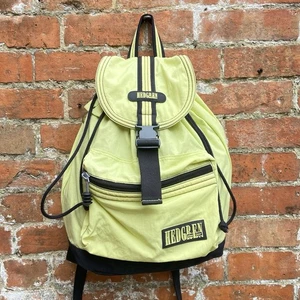 Vintage Hedgren Urban Gear Rucksack Neon Gelb 90s Y2K Streetwear Techwear Rare - Bild 1 von 18