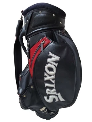 Srixon Golf Cart Bag with Rain Cover Black Red New Never Used Great Looking Bag! - Image 1 of 4