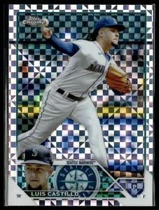 Luis Castillo 2023 Topps Chrome X-Fractors #13 Seattle Mariners - Imagen 1 de 2