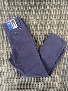 GAP Boys Twill Pants Navy 5/6 NWT Adjustable Waist - Picture 1 of 3