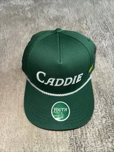 2025 Masters Augusta National grüne "Caddie" Mütze mit weißem Seil - Jugendgröße - Bild 1 von 5