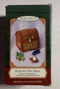 Hallmark keepsake series Santa’s Toy Box Set 4 Peice  - Picture 1 of 5