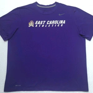 TEAM ISSUED Nike Dri-Fit East Carolina Pirates #32 purple shirt Adult Men's XL - Picture 1 of 7