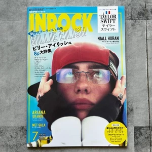 INROCK magazine Jul 2024 BILLIE EILISH ELIJAH WOODS Japanese Music mag Japan - Picture 1 of 9