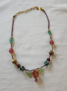 Vintage ROBERT ROSE Necklace - Pastel 14" - Picture 1 of 6