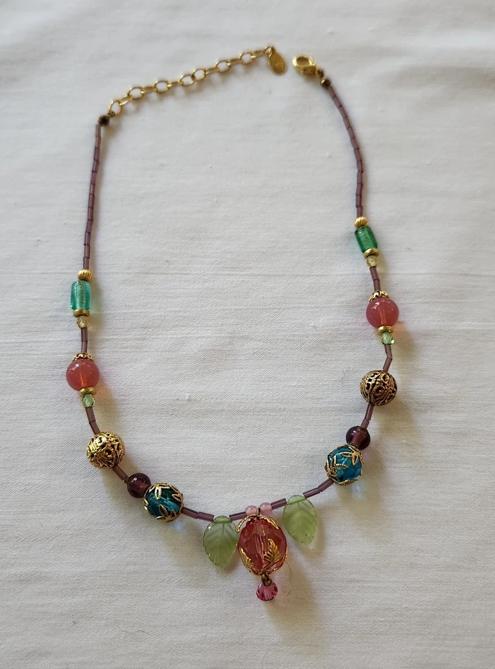 Vintage ROBERT ROSE Necklace - Pastel 14" - Image 1 of 4