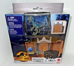 Jurassic World Dominion Mini Micro Collection Raptor Playset Toys 3+ NEW - Picture 1 of 2