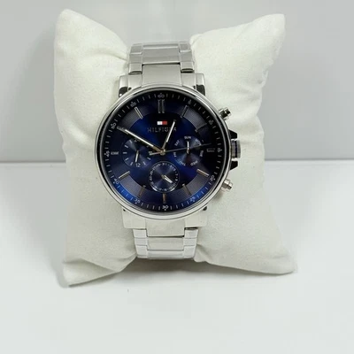 Tommy Hilfiger Tyson Stainless Steel Blue Dial Model 1710588 Men’s Watch - Image 1 of 4