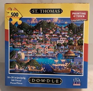 Dowdle St. Thomas Jigsaw Puzzle 500 Piece "Find the Story Inside" Complete - Picture 1 of 9