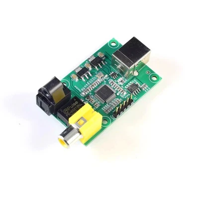 SA9123 USB to SPDIF Coaxial I2S Processor Chip 24bit/96K DAC Assembled Board - Image 1 of 3