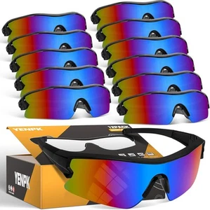 Safety Glasses Goggles for Men, Anti Scratch ANSI z87+ 12pack-multicolor - Picture 1 of 7