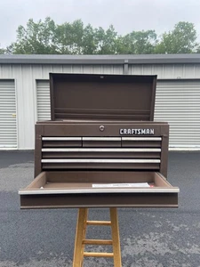 Craftsman Professional Braun Metall Werkzeugkiste 6 Schubladen Top Truhe USA SUPER SAUBER - Bild 1 von 18