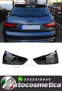 Coppia fari fanali posteriori a led fumé smoke scuri per Audi A1 10-18 - Foto 1 di 6