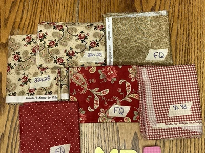 Rose Hill Manor By Robyn Pandolph 适用于 Moda 面料 批量 x 6 件 — 第 1/4 张图片