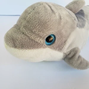2013 The Streichel Zoo Plüsch Delfin grau weiß Stofftier Spielzeug Puppe 13"" - Bild 1 von 9