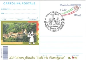 ITALIA 2012 SAN MINIATO (PI) LA VIA FRANCIGENA TARTUFO BIANCO ANNULLO CARTOLINA - Bild 1 von 1