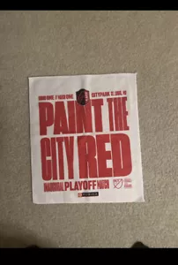 St. Louis CITY SC STLSC MLS - Inaugural Playoff Rally Towel vs SKC 10/29/2023 - Picture 1 of 3