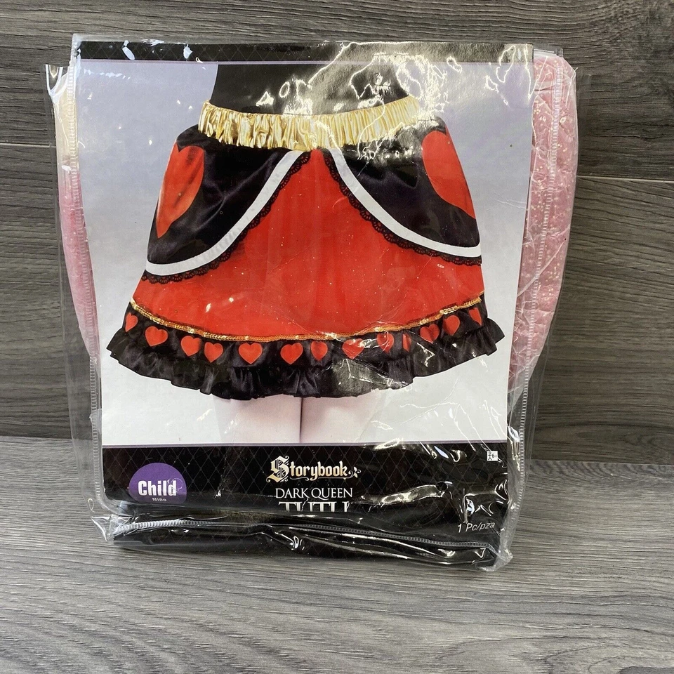 Storybook Queen of Hearts Tutu Skirt Child Size 10 One Size
