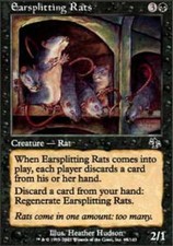 4x Earsplitting Rats MTG Judgment NM Magic Regular