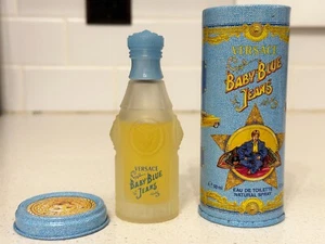 Versace Baby Blue Jeans 45 Ml/1.6 Fl Oz Edt Rare Discontinued Perfume 95% full - Picture 1 of 5