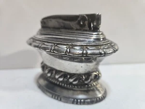 Working Vintage Ronson Waldorf Silver Plated Table Lighter  7764/13 - Picture 1 of 9