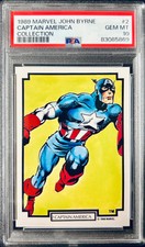 CAPTAIN AMERICA #2 PSA 10 GEM MT 1989 Marvel Comic Images Best of Byrne