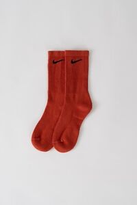 Mahogany Red Brown Cedarwood Dyed Nike socks Medium 5-8 Retro vintage Jordan J1