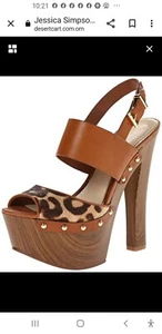 Jessica Simpson Women's JS-Dallis2 Platform High Heels size 8M NEW Leopard - Picture 1 of 11