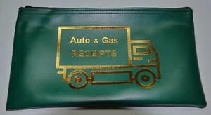 Auto & Gas Receipt Money Bag Coin Token Purse Toll Token Pouch Wallet - Picture 1 of 3