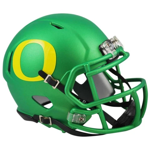 Oregon Ducks Apple Green Riddell Speed Mini Football Helmet Cover