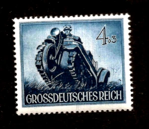 Third 3rd Reich Post Office 1944 Nazi Germany Wehrmacht Kettenkrad stamp C MNH - Picture 1 of 1
