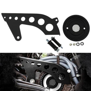 Matte Front Chain Guard Sprocket Pulley Cover For Harley Sportster 1200XL 04-22 - Foto 1 di 8
