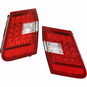 LH And RH Side Inner Set Of 2 Tail Light Assembly Fits Mercedes-Benz E550