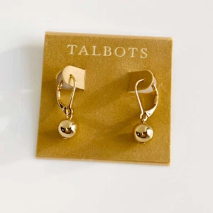Nuevos pendientes colgantes Talbots con cuentas de bola regalo moda mujeres fiesta vacaciones joyería - Imagen 1 de 3