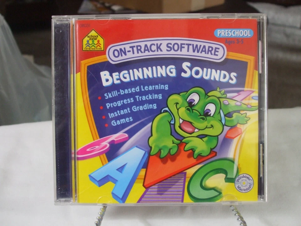 School Zone - Preschool Beginning Sounds - Ages 3-5 (PC & MAC, 2002) - Image 1 of 1