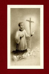 santino HOLY CARD - RICORDO DELLA PRIMA COMUNIONE - Picture 1 of 1
