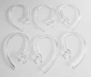 6 Casque Bluetooth Plastique Transparent Crochet d'Oreille Boucle Clip de Remplacement pour Plantronics - Photo 1 sur 1