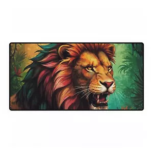 Majestic Lion Desk Play Mat/Desk Mat - Picture 1 of 5