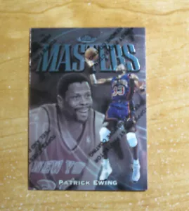 PATRICK EWING 1997-98 Topps Finest MASTERS Silver Uncommon Card #124 M22 Hoyas - Picture 1 of 2