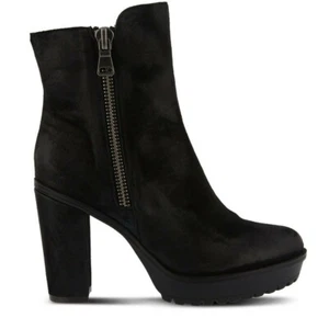 New Azura Italian Fashion 'Sena' Black Boots SZ 36 5.5 - 6 - Picture 1 of 7