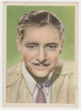 Ronald Colman circa 1943 Bruguera LARGE SIZE Paper Stock Trading Card #7 E5
