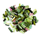 420 Ct+ Natural Bi-Color/Multicolor Tourmaline Pencil Rough Lot Loose Gemstone