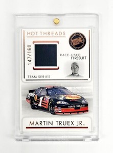 2007 Press Pass Martin Truex Jr NASCAR RACE USED FIRESUIT 🔥 PATCH #/160 MINT 