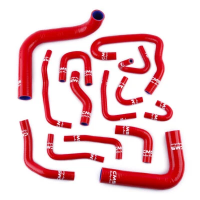Red For 1990-1995 Toyota Pickup 4Runner 3.0 V6 LHD Silicone Radiator Hose Kit - Image 1 of 4