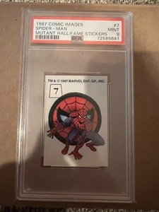 Imágenes de cómics de Marvel Spider-Man 1987 #7 pegatinas del Salón de la Fama PSA 9 D0 - Imagen 1 de 2