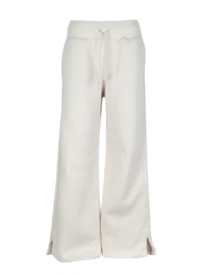 Nike Women's High-Waisted Wide-Leg Sweatpants  Light Brown/Sail DQ5615-104 j - Image 1 of 4